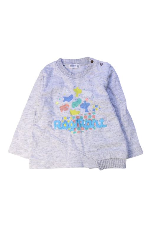 A Grey Long Sleeve Tops from Ragmart in size 18-24M for girl. (Front View)
