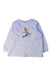 A Grey Long Sleeve Tops from Kingkow in size 18-24M for girl. (Front View)