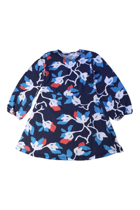A Navy Long Sleeve Dresses from Marimekko in size 2T for girl. (Front View)
