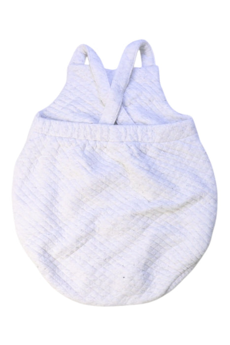 A White Overall Shorts from Seed in size 6-12M for boy. (Back View)