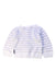 A White Cardigans from Boden in size 3-6M for boy. (Back View)