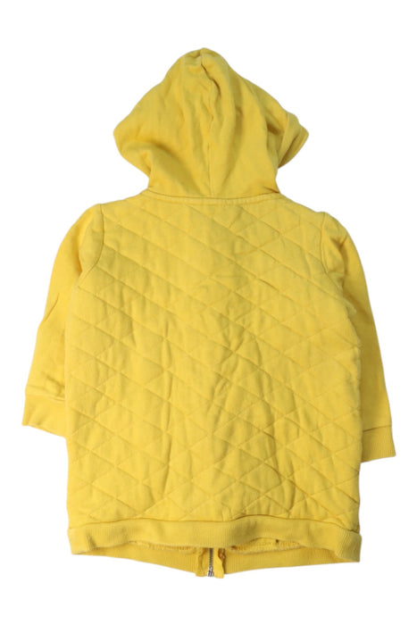 A Yellow Puffer/Quilted Jackets from Seed in size 2T for girl. (Back View)
