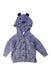 A Blue Buttoned Sweatshirts from Seed in size 3-6M for boy. (Front View)