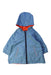 A Blue Rain Jackets from Petit Bateau in size 6-12M for boy. (Front View)