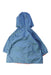 A Blue Rain Jackets from Petit Bateau in size 6-12M for boy. (Back View)