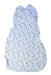 A Blue Sleepsacs from Tommee Tippee in size 0-3M for neutral. (Front View)