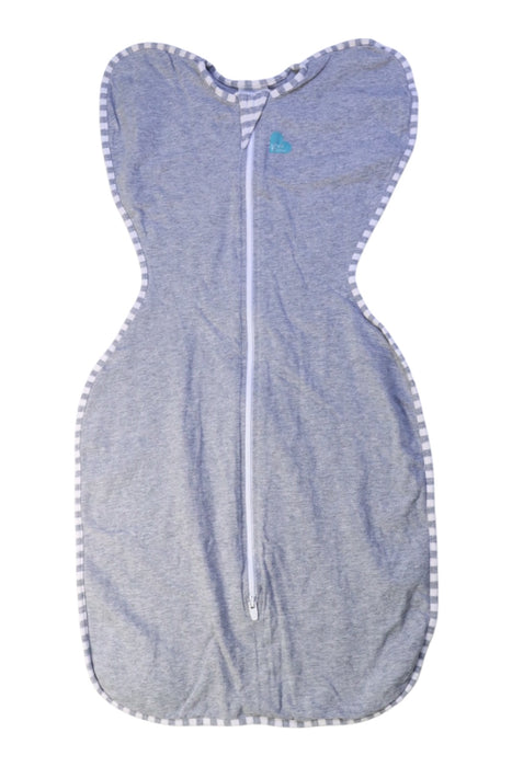 A Grey Swaddles from Love To Dream in size 3-6M for neutral. (Front View)