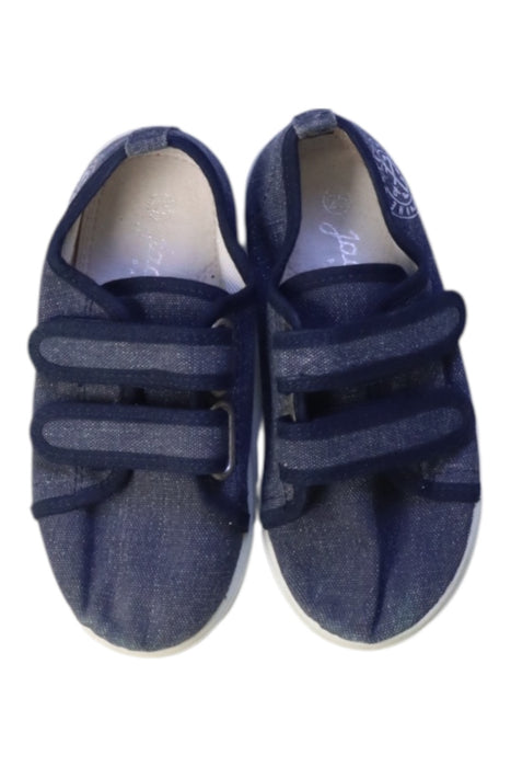 A Navy Sneakers from Jacadi in size 3T for boy. (Back View)