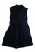 A Navy Sleeveless Dresses from Burberry in size 8Y for girl. (Back View)