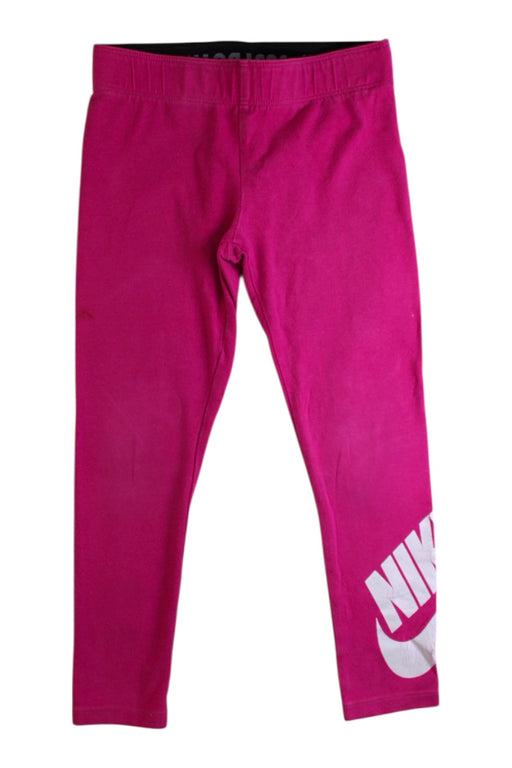 A Pink Leggings from Nike in size 5T for girl. (Front View)