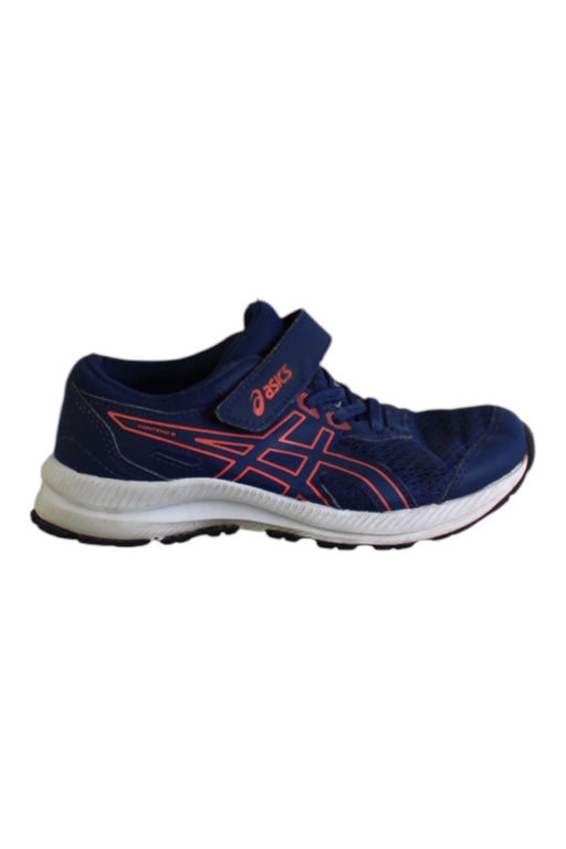 A Blue Sneakers from ASICS in size 6T for neutral. (Front View)