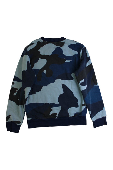 A Multicolour Crewneck Sweatshirts from Adidas in size 7Y for boy. (Back View)