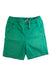 A Green Shorts from Seed in size 9Y for neutral. (Front View)
