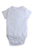 A White Short Sleeve Bodysuits from Jacadi in size 0-3M for boy. (Back View)