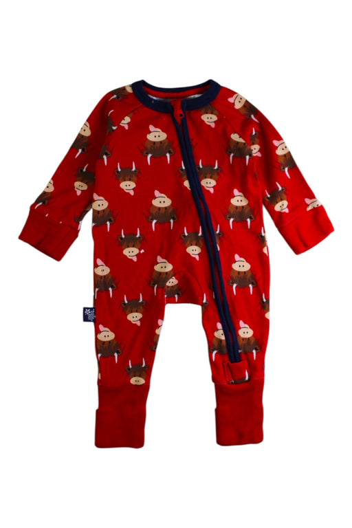 A Red Long Sleeve Rompers from Blade & Rose in size 0-3M for boy. (Front View)