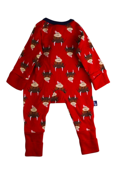 A Red Long Sleeve Rompers from Blade & Rose in size 0-3M for boy. (Back View)