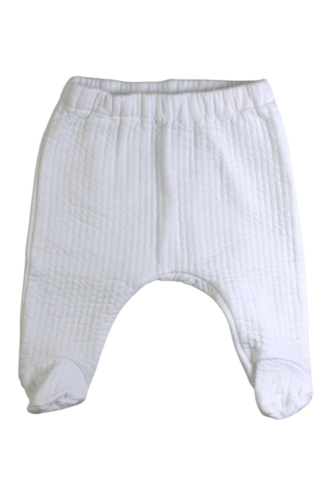 A White Casual Pants from Jacadi in size 3-6M for neutral. (Front View)