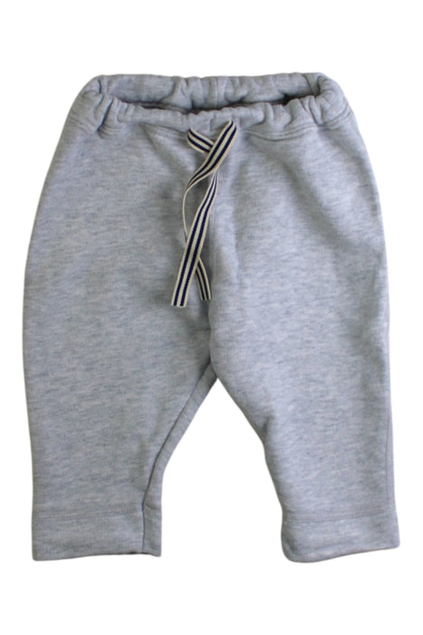A Grey Sweatpants from Petit Bateau in size 3-6M for boy. (Front View)