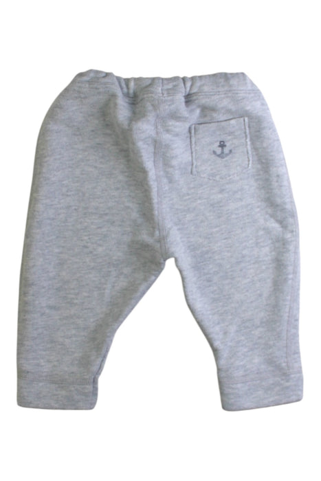 A Grey Sweatpants from Petit Bateau in size 3-6M for boy. (Back View)