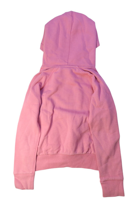 A Pink Hooded Sweatshirts from Polo Ralph Lauren in size 7Y for girl. (Back View)
