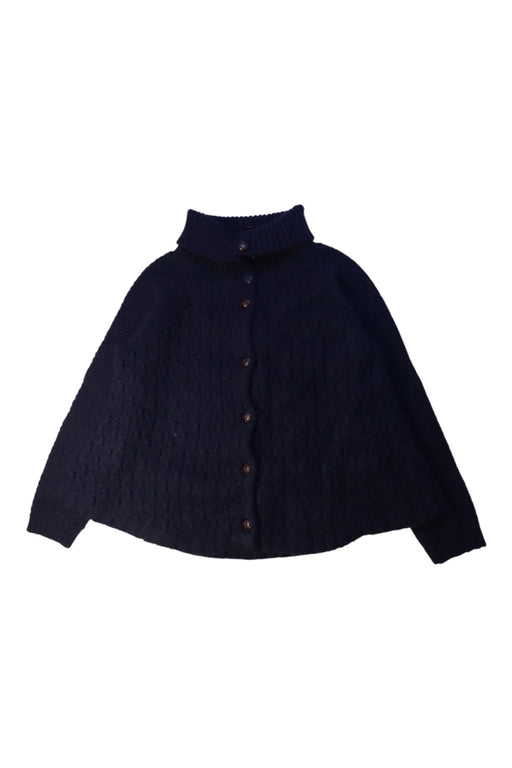 A Navy Cardigans from Cyrillus in size 10Y for girl. (Front View)