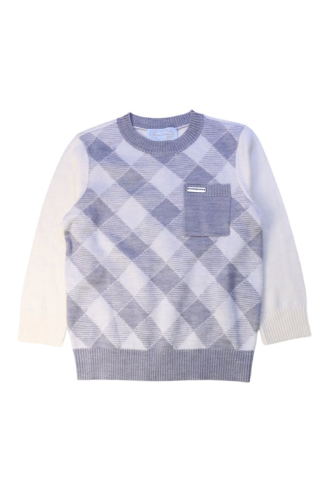 A Grey Crewneck Sweatshirts from Nicholas & Bears in size 3T for boy. (Front View)