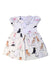A White Short Sleeve Dresses from Mini Rodini in size 4T for girl. (Front View)