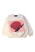 A White Crewneck Sweatshirts from Mini Rodini in size 4T for girl. (Front View)