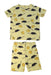A Yellow Shorts Sets from Mini Rodini in size 3T for neutral. (Front View)