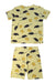 A Yellow Shorts Sets from Mini Rodini in size 3T for neutral. (Back View)