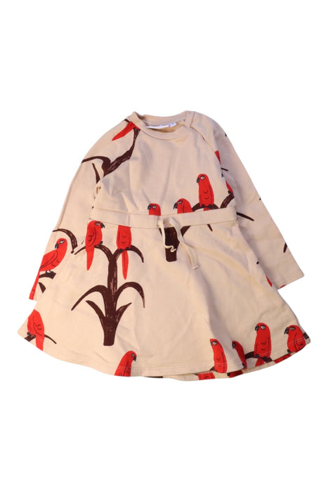 A Red Long Sleeve Dresses from Mini Rodini in size 2T for neutral. (Front View)