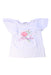 A White Short Sleeve T Shirts from Monnalisa in size 4T for girl. (Front View)