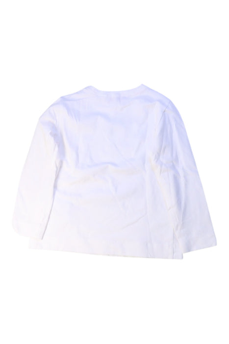 A White Long Sleeve Tops from Monnalisa in size 4T for girl. (Back View)