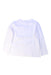 A White Long Sleeve Tops from Monnalisa in size 4T for girl. (Back View)