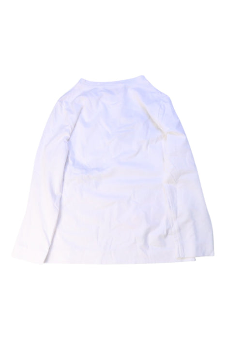 A White Long Sleeve Tops from Monnalisa in size 4T for girl. (Back View)