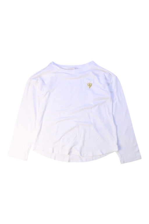A White Long Sleeve Tops from Angel's Face in size 3T for girl. (Front View)