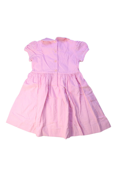 A Pink Short Sleeve Dresses from Rachel Riley in size 3T for girl. (Back View)