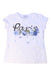 A White Short Sleeve T Shirts from Monnalisa in size 4T for girl. (Front View)