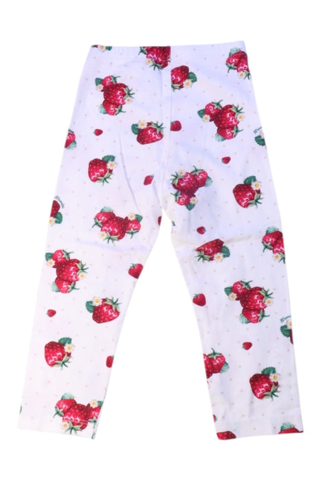 A White Leggings from Monnalisa in size 4T for girl. (Back View)