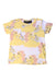 A Yellow Short Sleeve T Shirts from Mini Rodini in size 2T for girl. (Front View)