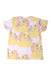A Yellow Short Sleeve T Shirts from Mini Rodini in size 2T for girl. (Back View)