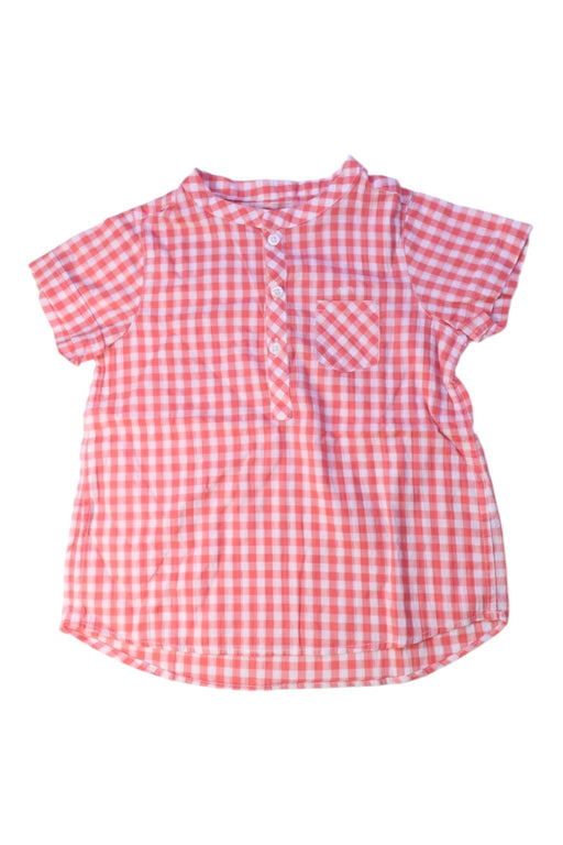 A Pink Short Sleeve Shirts from Nanos in size 4T for boy. (Front View)