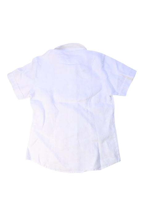 A White Short Sleeve Shirts from bimbalò in size 4T for boy. (Back View)