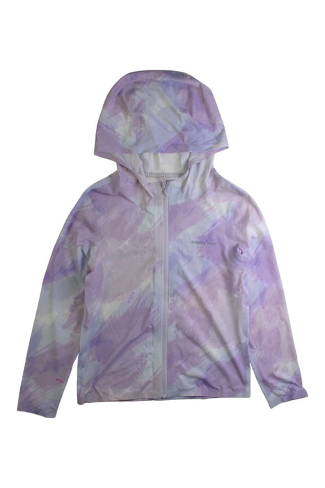 A Purple Lightweight Jackets from Moody Tiger in size 5T for girl. (Front View)