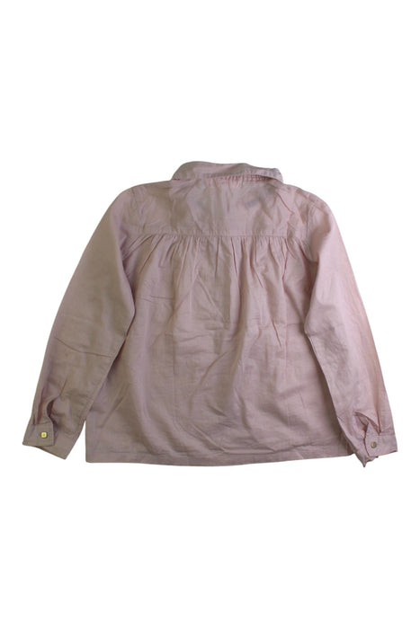 A Pink Long Sleeve Shirts from Excuse My French in size 6T for girl. (Back View)