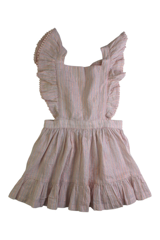 A Pink Sleeveless Dresses from Hux in size 2T for girl. (Front View)