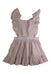 A Pink Sleeveless Dresses from Hux in size 2T for girl. (Front View)