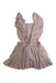 A Pink Sleeveless Dresses from Hux in size 2T for girl. (Back View)
