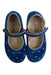 A Blue Flats from Boden in size 4T for girl. (Back View)