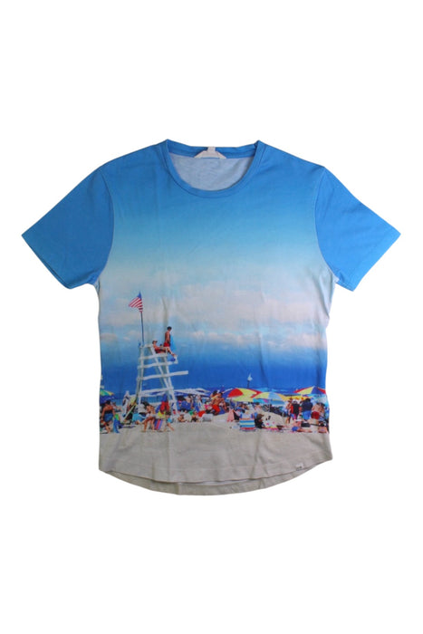 A Blue Short Sleeve T Shirts from Orlebar Brown in size 8Y for boy. (Front View)